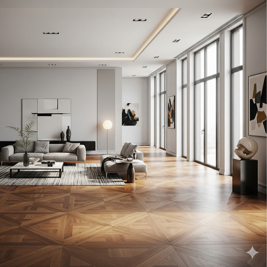 Comment intégrer un parquet Versailles dans une décoration contemporaine